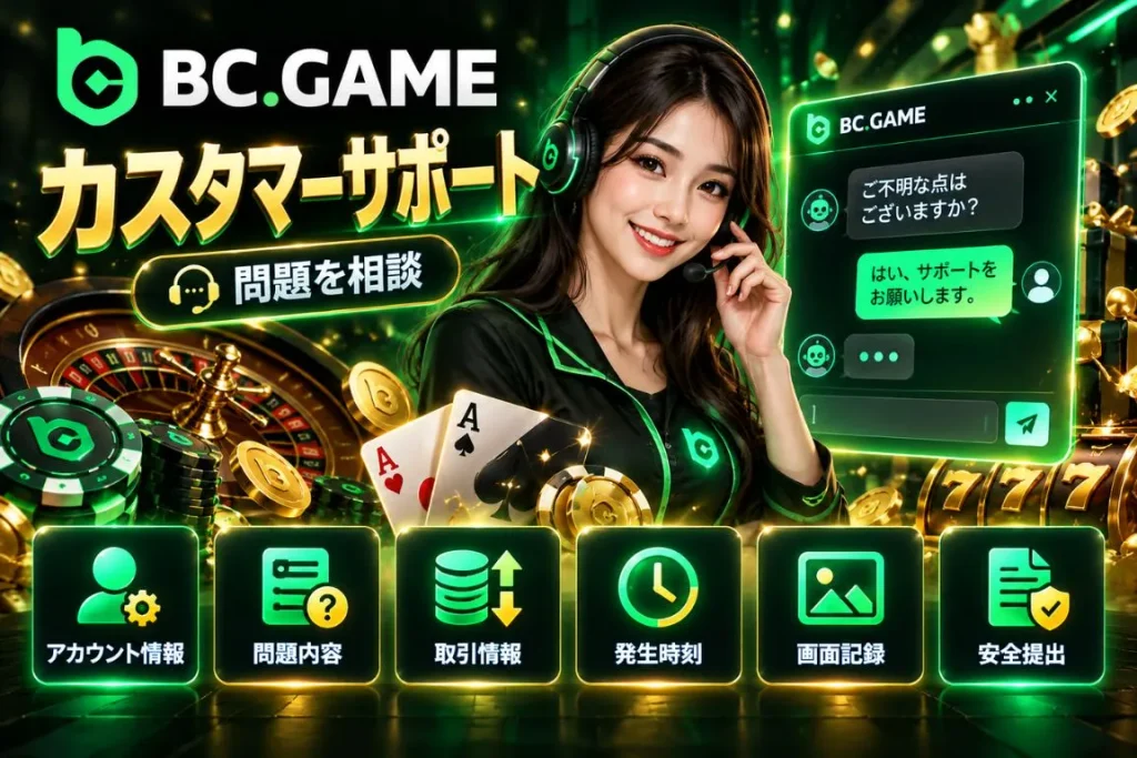 BC Gameのカスタマーサポート