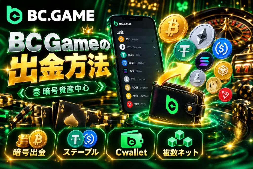 BC Gameの出金方法