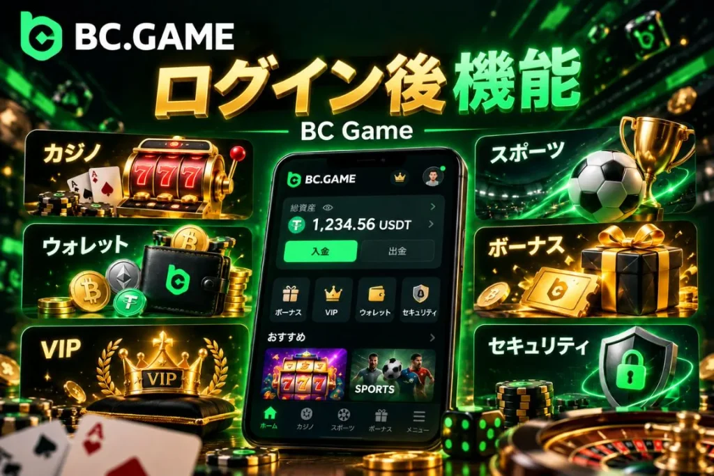 ログイン後に利用できる機能