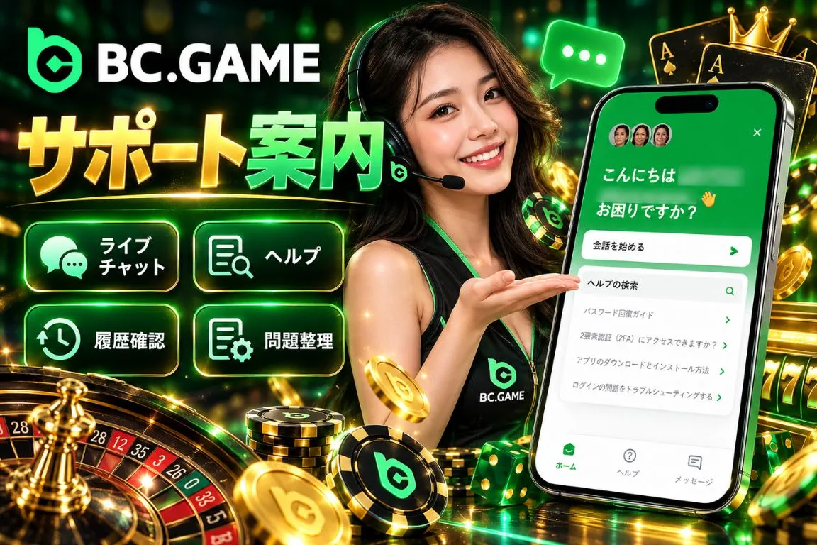 BC Gameカスタマーサポートへの問い合わせ方法