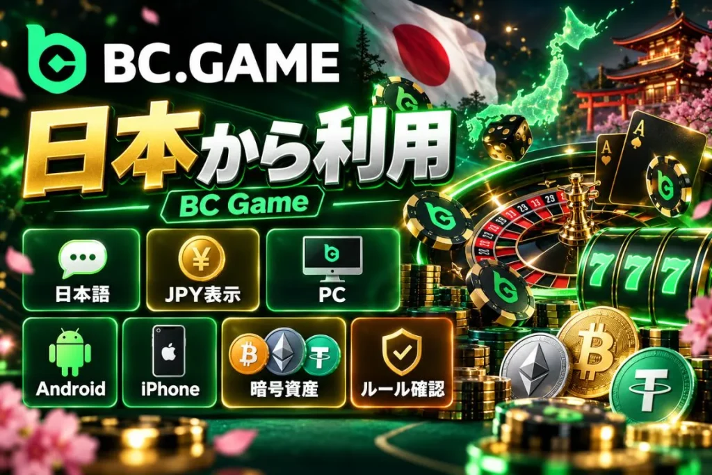 BC Gameを日本から利用する場合